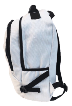 MOCHILA KIMONO BRANCO/PRETO SMALL na internet