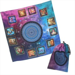 #03 Paños para Lecturas de Tarot / Astrología + Bolsa en internet