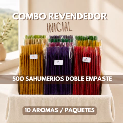 COMBO REVENDEDOR INICIAL (500 sahumerios doble empaste rústicos)