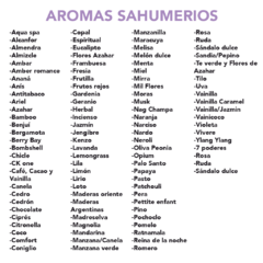 Sahumerios DOBLE EMPASTE x 1000 u. en internet