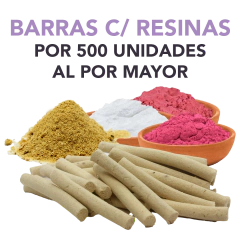 Sahumerios EN BARRA C/ RESINAS x 500 u.