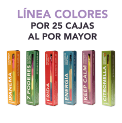 CAJAS LÍNEA COLORES x 25 u.