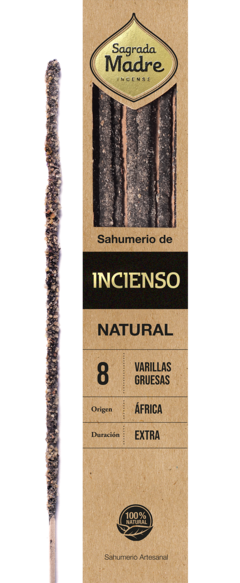 Sahumerio Natural de Incienso x 8 u.