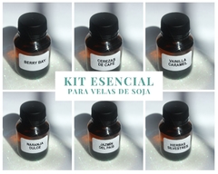 KIT ESENCIAL de aceites para VELAS DE SOJA