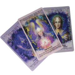 Tarot Ángeles y Cristales 44 Cartas + Libro Guía!