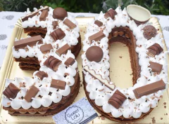 NUMBER CAKE BROWNIE