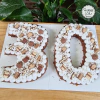NUMBER CAKE BROWNIE XL