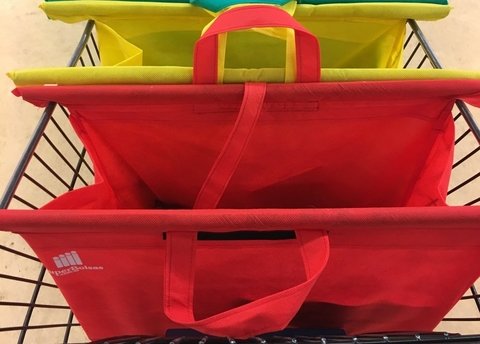 2 Bolsas Para Carro Supermercado friselina 80 grs.