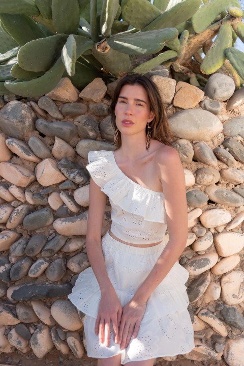 Top Cardon - Broderie - comprar online