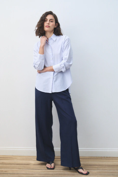 Camisa Kiwi - Rayas