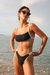 BIKINI TINA NEGRO Y CRUDO - Numana Bikinis