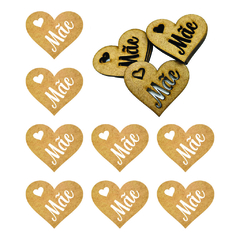 Aplique Enfeite Chaveiro Dia das Mães MDF Artesanato 5cm
