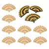 50 Aplique MDF Leque Miniatura Artesanato Enfeite 5cm Arte
