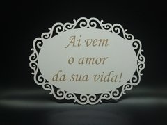 Plaquinha Casamento - comprar online