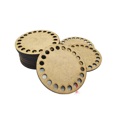 Base Maxi Crochê MDF Kit com 65 Peças - Amábile Laser