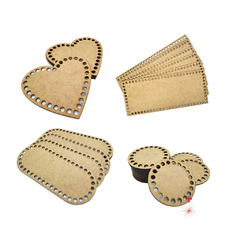 Base Maxi Crochê MDF Kit com 65 Peças