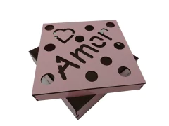 Caixa Rosa Amor - Amábile Laser