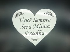 Plaquinha Casamento