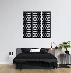 Imagem do Conjunto de Quadros Decorativos 3 peças - Q16