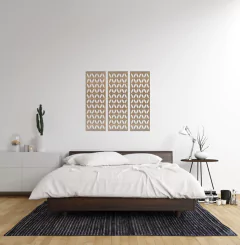 Conjunto de Quadros Decorativos 3 peças - Q16 - loja online