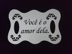 Plaquinha Casamento