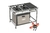 Fogão 4 Bocas Baixa Pressão Chapa e Forno Pequeno 54L Estampado 30x30 2QD/2QS - Itajobi Fogões 45023