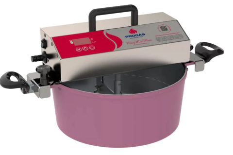 Panela Misturador de Chocolate e Doce Elétrico Progas 7 Litros Bivolt -PRMOG-07 - Rosa