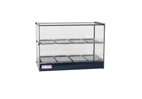 Estufa Quente Vidro Reto 8 bandejas - Linha EVR da Tita - Perfil Preto