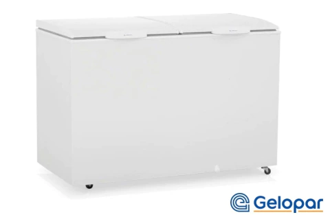 Freezer Horizontal 532L 2 Tampas GHBS530 BR 24 meses Garantia - Gelopar