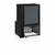 Vitrine Estufa MEQA-075R PR Preta Linha Aurora Gelopar Vidro Reto 0.75m - comprar online