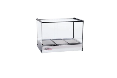 Estufa Quente Vidro Reto 3 bandejas - Linha EVR3B da Tita