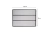Grade Avulsa para Refrigerador Imbera Modelos VRS13 E CCV290 com 4 Clip - PRETA