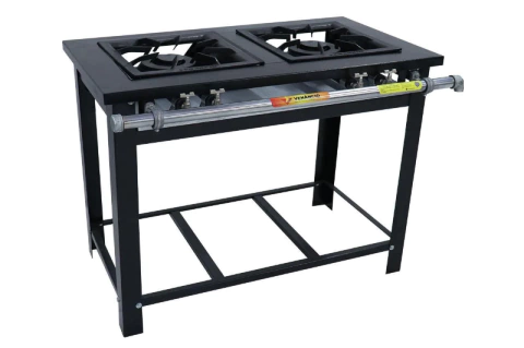 Fogão 2 Bocas Venâncio MAXI 40X40 Industrial Baixa Pressão (M2PD2)