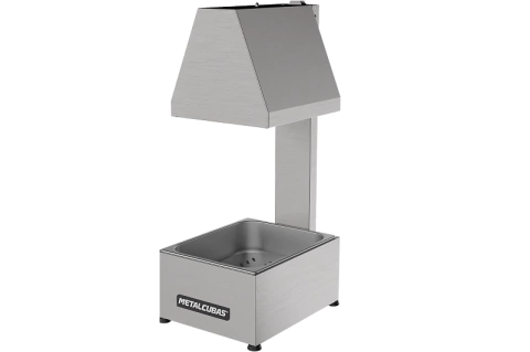CONSERVADOR DE FRITURA ELÉTRICO METALCUBAS 1 CUBA 1/2" x 100mm MCF1CP