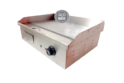 Chapa Elétrica 55x43 cm Inox Stevan