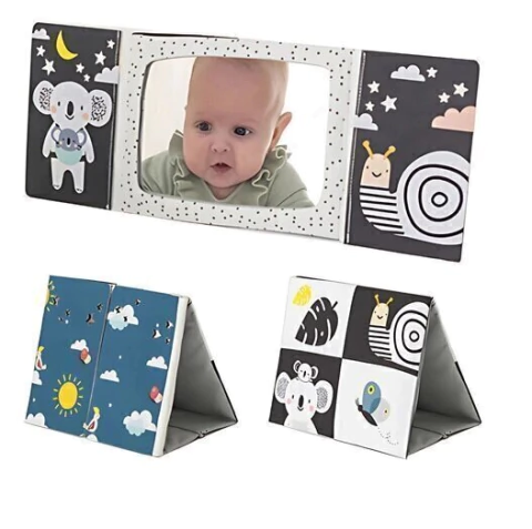 Libro Sensorial de Tela con Espejo XL