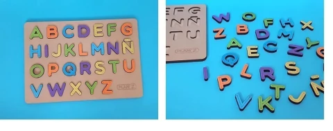 Encastre de Madera Abecedario