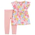 Carter's Set 2 piezas Remera y Calzas Flora