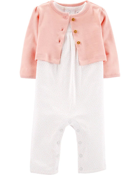 Carter'S Set 2 Piezas Enterito Y Cárdigan