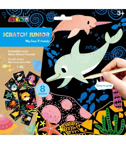 Libro Scratch Junior Para Raspar - Océano
