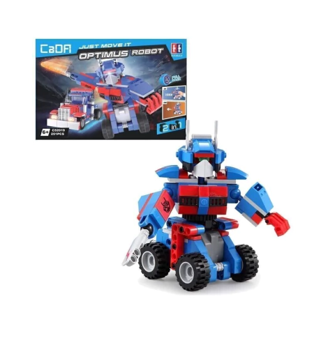 Cada: Optimus Robot 2 en 1 Para Armar