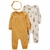 Carters Set 3 Piezas Osito-Pijama Vincha Hojas