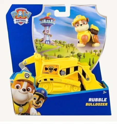 Rubble Vehiculo Con Figura Paw Patrol