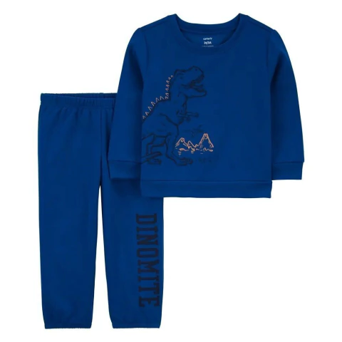 Carters Set 2 piezas Buzo y Pantalón Dinosaurio