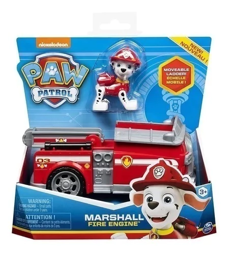 Marshall Vehiculo Con Figura Paw Patrol (CAF4)