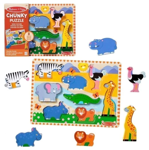 Encastre de Madera Melissa & Doug: Safari