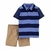 Carters Set 2 Piezas Chomba a Rayas y Short