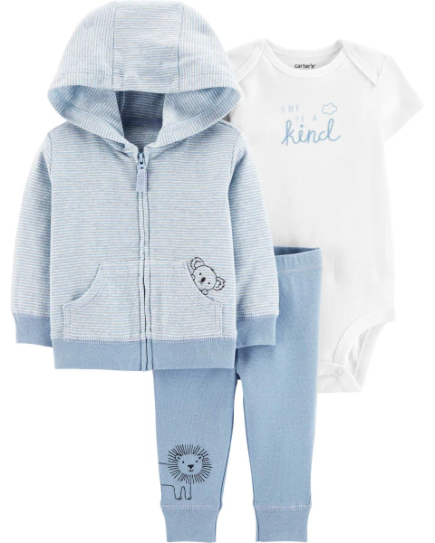 Carter'S Set 3 Piezas Body, Campera Y Pantalón Koala
