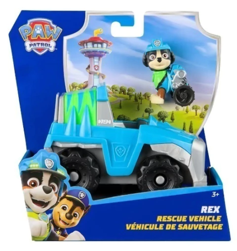 Rex Vehiculo Con Figura Paw Patrol