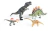 Dinosaurio Cretaceous Set X 4 - tienda online